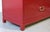 Mid Century Chinoiserie Dresser by Drexel Furniture in Red - Newly Painted For Sale - Image 13 of 16