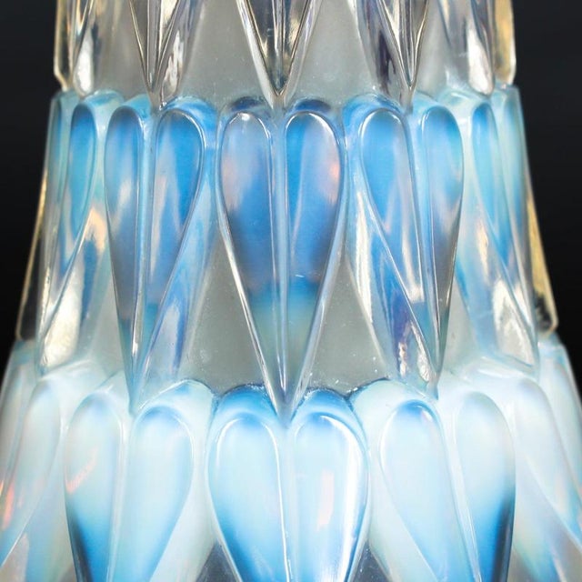 1930s Vintage Blue Vase, 1930s For Sale - Image 5 of 11