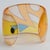 Contemporary Sanalitro Milano Acrylic Resin Cuff Bangle Bracelet with Pastel Silk Scarf For Sale - Image 3 of 11
