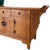 Beautiful antique Chinese elm sideboard featuring hand-carved side panels and traditional brass hardware. Solid wood with...