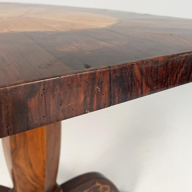 Italian Octagonal Wooden Coffee Table, 1800s For Sale - Image 11 of 18