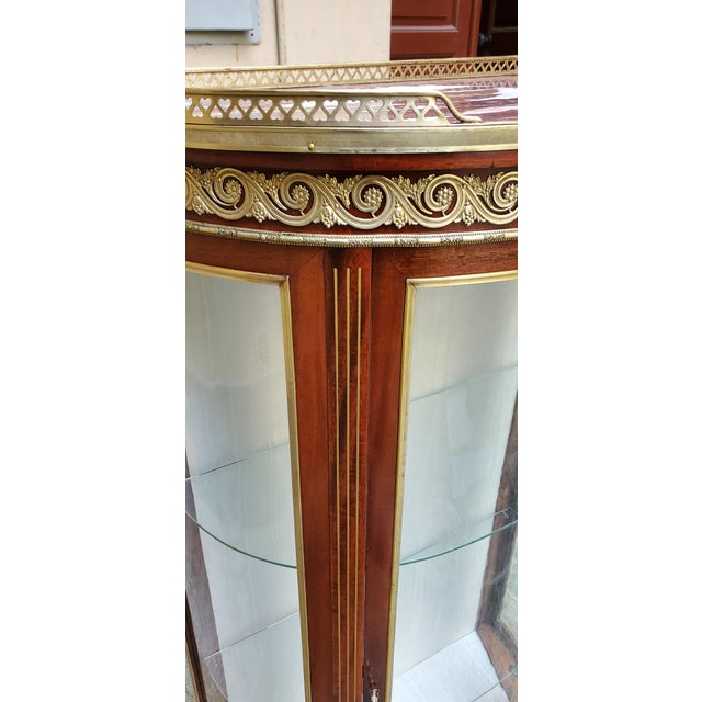 Vintage Napoleon III Showcase For Sale - Image 9 of 11