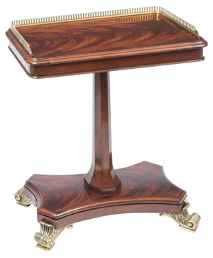 Regency Mahogany Side Table, 1970s