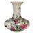 Vintage Chinese Crackle Glaze Famille Rose "Peaches & Bats" Vase With Poem For Sale