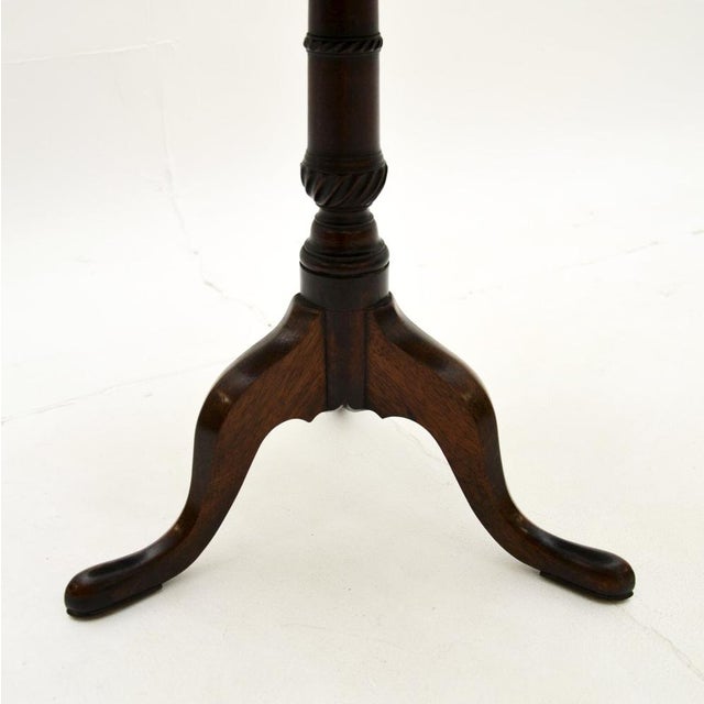 1900 - 1909 Antique Georgian Occasional Side Table, 1900 For Sale - Image 5 of 6