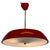 Red Mid-Century Space Age UFO Pendant attributed to Napako, 1970s For Sale - Image 8 of 8