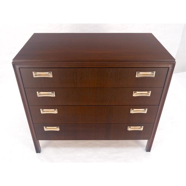 4 Drawers Mid Century Modern Walnut Dresser MINT