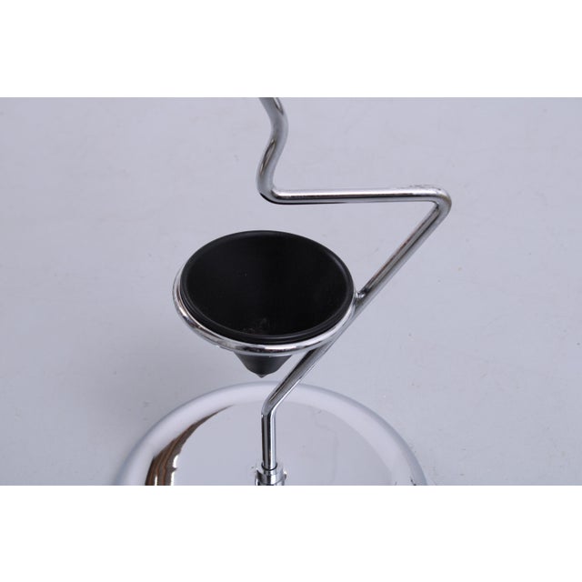 Postmodern Chrome Umbrella Stand, 1980s For Sale - Image 9 of 18