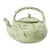 Antique Irish Belleek Teapot | First Black Mark | Grass Pattern | C. 1863–1890 For Sale