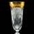 Glass Set of 12 Vintage Champagne Flutes, Continental, Wine Glass, Gold Leaf, c.1980 For Sale - Image 7 of 10