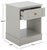 Contemporary Shafa Side Table in Light Grey / Brass For Sale - Image 3 of 10