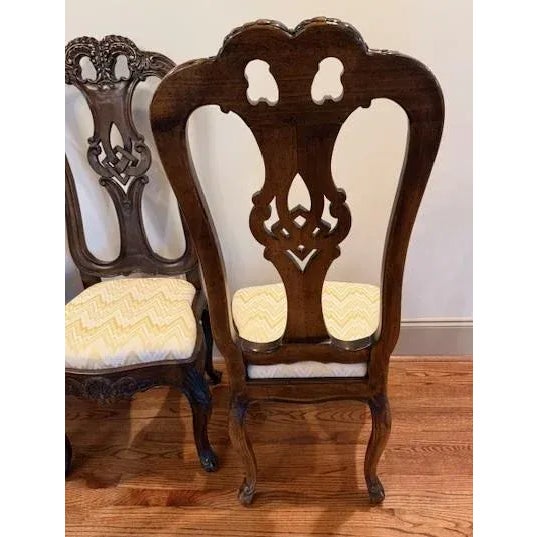 1980s Italian Rococo Style Dining Chairs - Set of 6 For Sale - Image 13 of 18