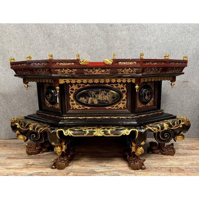 Large Chanab Offering Altar, China, 1800s For Sale - Image 3 of 4