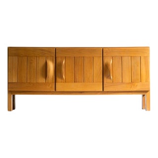 Vintage Sideboard in Elm from Maison Regain, 1960 For Sale