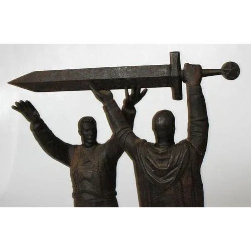 Kasli Cast Iron Figure For Sale - Image 6 of 13