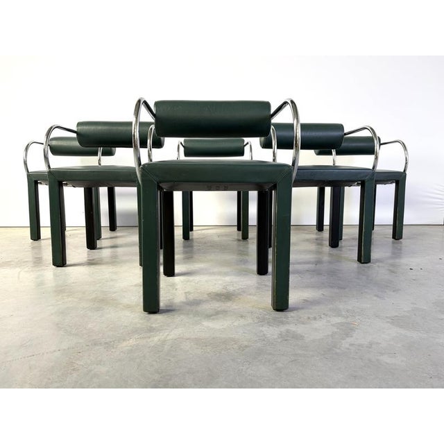 Arcadia Dining Chairs attributed to Paolo Piva for B&B Italia, 1980, Set of 6 For Sale - Image 10 of 14
