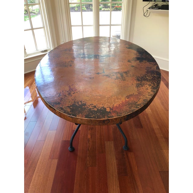 Arhaus Copper Arabesque Dining Table Chairish