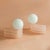 Set of 2 small Elio lamp by Soft-geometry Materials: Voice-controlled smart lamp, hand-cast in textured resin Dimensions:...