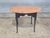 Late 20th Century Tiger Maple Dining Table Black Painted Base 2 Leaves Benchmade For Sale - Image 14 of 17