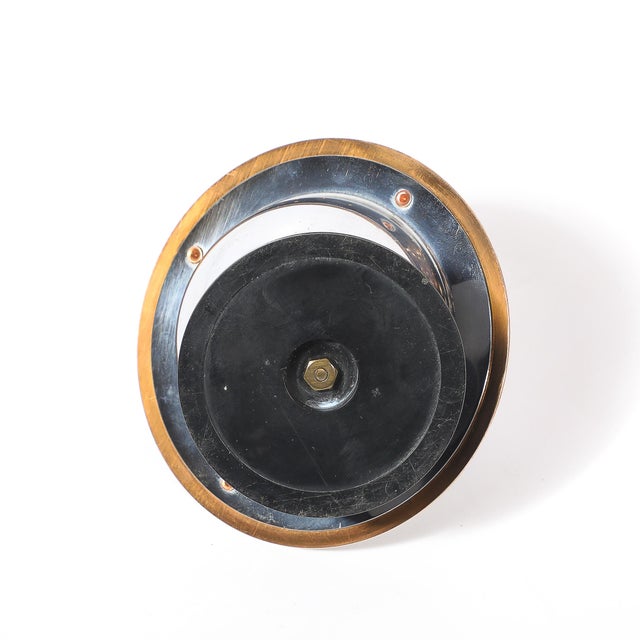 Art Deco Revere Saturn Ashtray in Chrome, Brass & Bakelite For Sale - Image 9 of 13