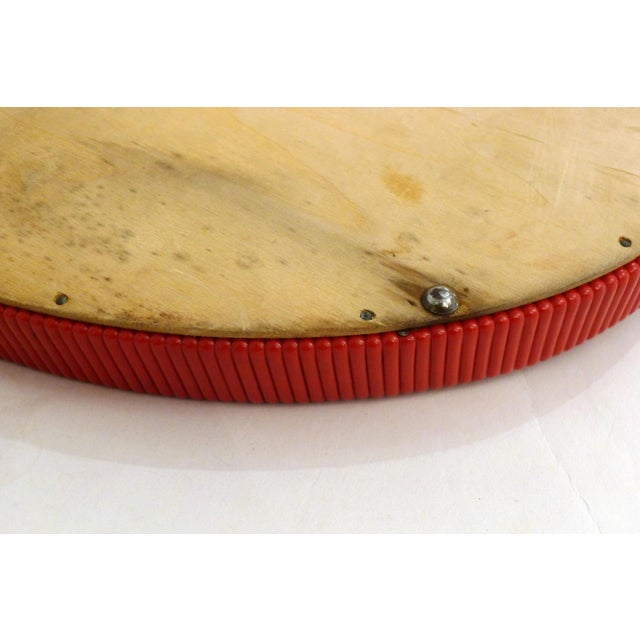 Large Bean-Shaped Serving Tray with Plastic Scoubidou Threads, 1950s For Sale - Image 10 of 16