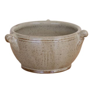 1960s French Stoneware Bowl For Sale