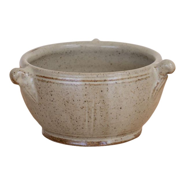 1960s French Stoneware Bowl For Sale