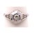14 Karat White Gold Contemporary Ring With Round Diamond For Sale In New York - Image 6 of 8