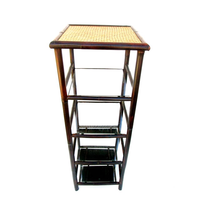 Vintage Bamboo 5Tier Etagere Chairish