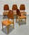 Set of 5 - Mid Century Modern Scandinavian Dining Chairs | Diamond Stitched Upholstery, C. 1960's For Sale - Image 10 of 15