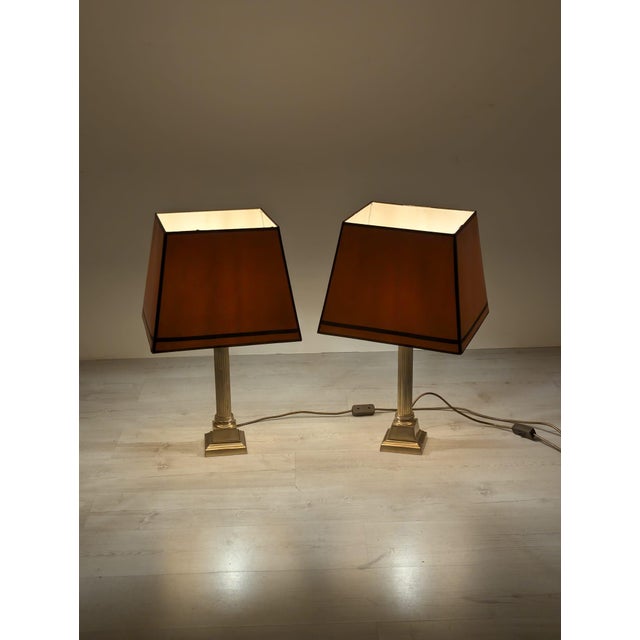Vintage Brass Table Lamp, 1970s For Sale - Image 16 of 18