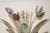 Shabby Chic Rare, Vintage Italian Tole Metal Tulip Vase, W/ Center Glass Vase Insert For Sale - Image 3 of 7