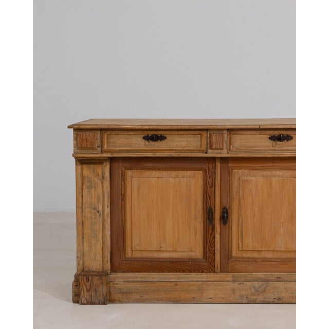 19th Century France Antique White Wood Storage Cabinets & Cupboards For Sale In Greensboro - Image 6 of 10
