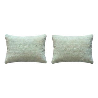 Anatolian Kilim Lumbar Pillow Cover 14'' X 20'' - Set of Two For Sale