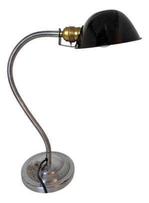 Art Deco Gooseneck Table Lamp, 1920s