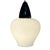 Vintage MCM Pendant Light in Semi Translucent White Glass and Red Top by Louis Kalff, 1950s For Sale - Image 6 of 9