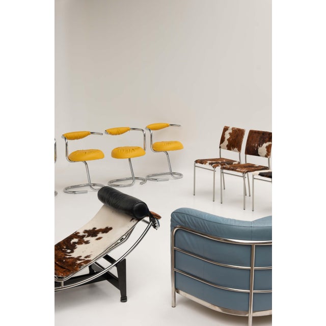 Metal Cobra Chairs by Giotto Stoppino, 1970s, Set of 4 For Sale - Image 7 of 11