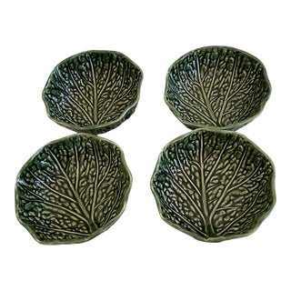 Vintage Cabbage Ware Bowls Set of 4 For Sale
