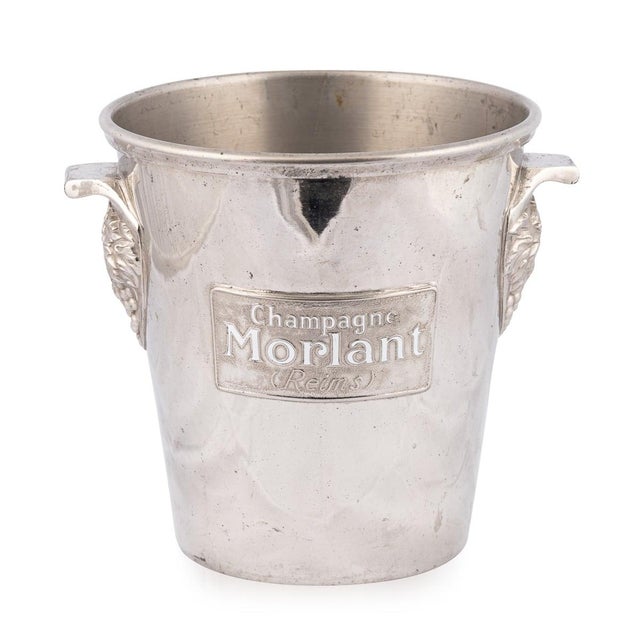 Vintage French Silver Plated Morlant Reims Champagne Cooler, 1930 For Sale - Image 10 of 10