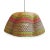 African Bolga Wave Basket Light Pendant For Sale - Image 3 of 7