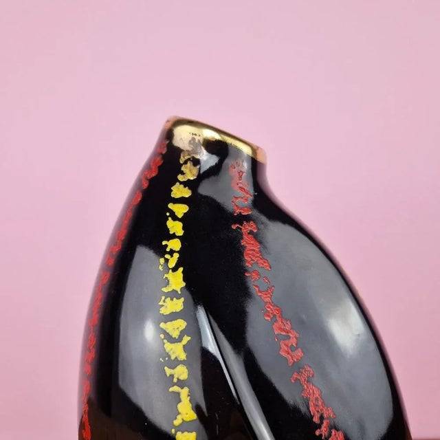 Mid-Century Modern Pop Art Ceramic Vase from Gmundner, 1960s For Sale - Image 3 of 8