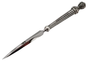 Silver Bronze Letter Opener or Paper Cutter by Richard Lauret