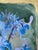 Blue Original Work on Paper-Jardin d'Hiver-Shizico Yi-British Awarded Artist-Impasto-Oil on Paper For Sale - Image 8 of 18
