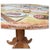 Italian Hand-Painted Volcanic Stone Table For Sale - Image 4 of 12