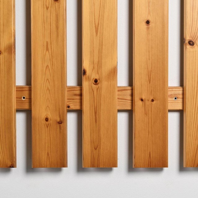 Pine Wall Coat Rack from La Plagne Ski Resort, 1970s For Sale - Image 10 of 11