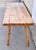 Brown Oak Pig Bench Butcher's Block Table For Sale - Image 8 of 12