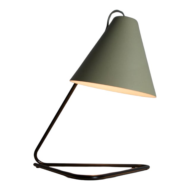 Mid Century Metal Table Lamp, 1960s, Italy For Sale