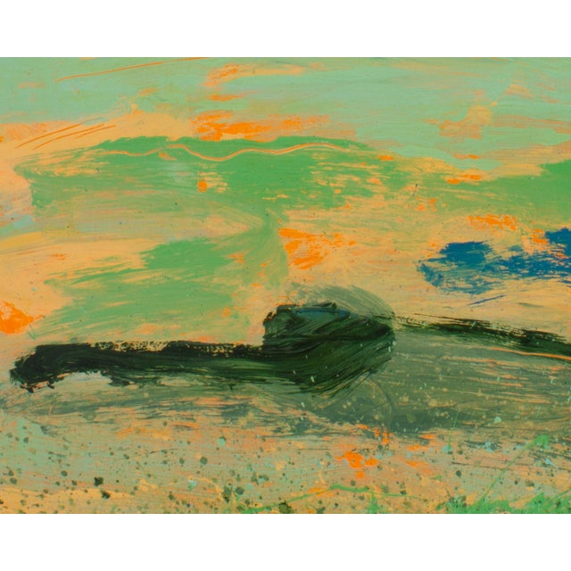 Abstract 1980s Abstract Acrylic Landscape Diptych by Harry Hilson For Sale - Image 3 of 9