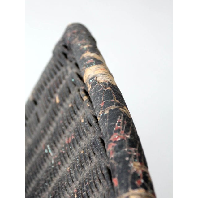 Victorian Antique Wicker Rocking Chair For Sale - Image 3 of 13