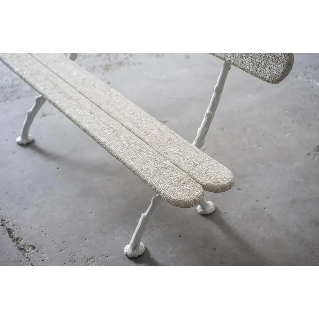 Not Yet Made - Made To Order Panchina Bianca Antique Bench by Yukiko Nagai For Sale - Image 5 of 8